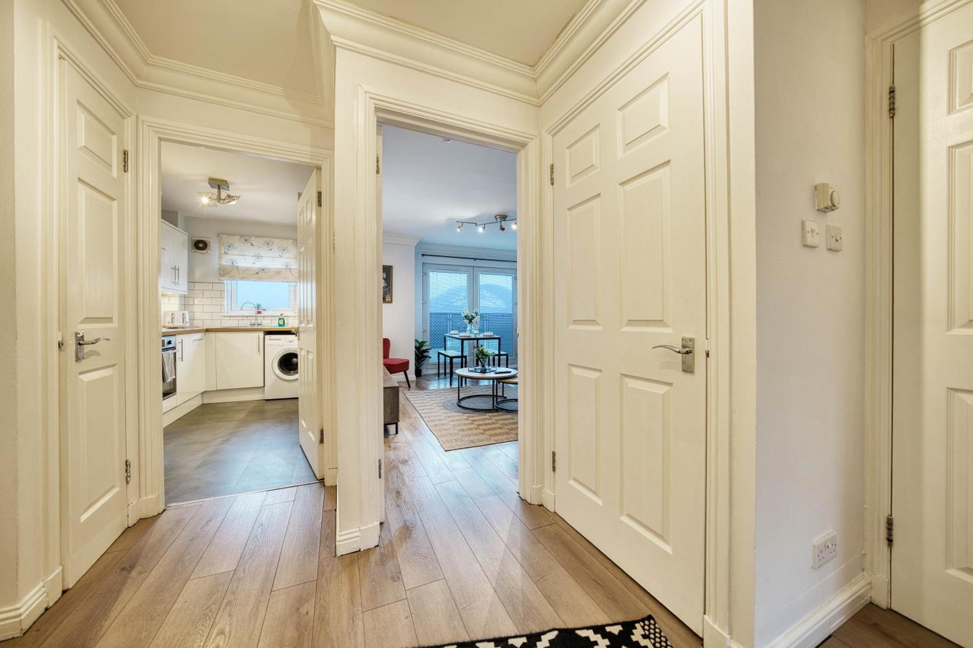 グラスゴーModern 2 Bed Flat With Free Parkingアパートメント エクステリア 写真